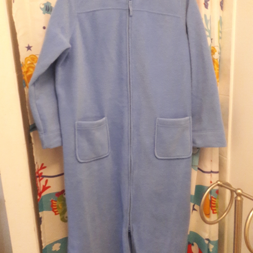 L. L. Bean Winter Fleece Robe Size XL Petite Blue